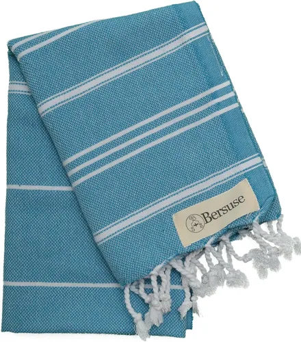 Vista 36 de Bersuse 100 % algodón - Toalla de mano Anatolia turca - Fouta Peshtemal para baño y playa - Para cabeza, rostro, cabello, bebés, cuidado, cocina