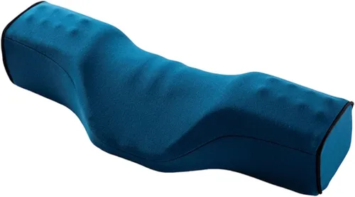 Vista 5 de Almohada cervical para dormir, almohada ergonómica de espuma viscoelástica con soporte zonificado, almohada ortopédica para dormir de espalda