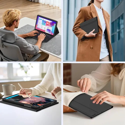 Vista 7 de MMK Funda para Galaxy Tab A11 con teclado (11 pulgadas 2025, SM-X230, SM-X236B), compatible con Galaxy Tab A9 Plus funda con teclado