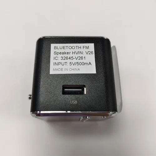 Vista 8 de Mini altavoz Bluetooth, reproductor de música inalámbrico Etigood portátil, radio FM, estéreo digital, reproductor MP3, compatible con tarjeta Negro