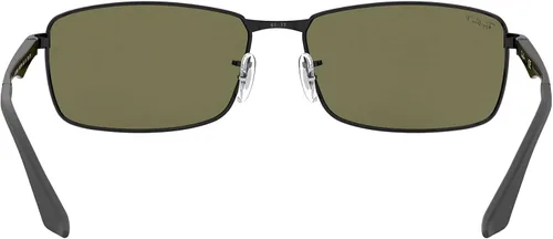 Vista 7 de Ray-Ban Gafas de sol rectangulares de metal RB3498 para hombre