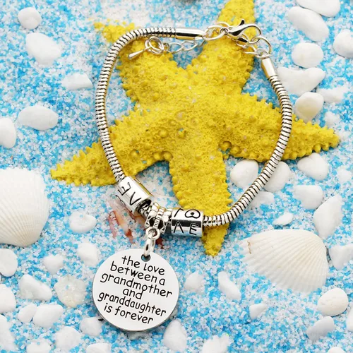 Vista 4 de lauhonmin - Pulsera de abalorios para madre e hija, para el día de la madre