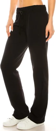 Vista 3 de RENESEILLE Pantalones deportivos de entrenamiento activos para mujer estilo casual de rizo francés con cordón para yoga deportes para descansar