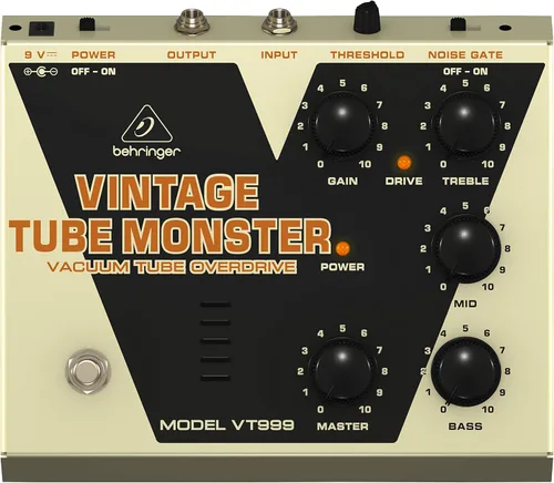 Vista 8 de Behringer ULTRA METAL UM300 Pedal de Efecto de Instrumento de Distorsión Heavy Metal, Rosa
