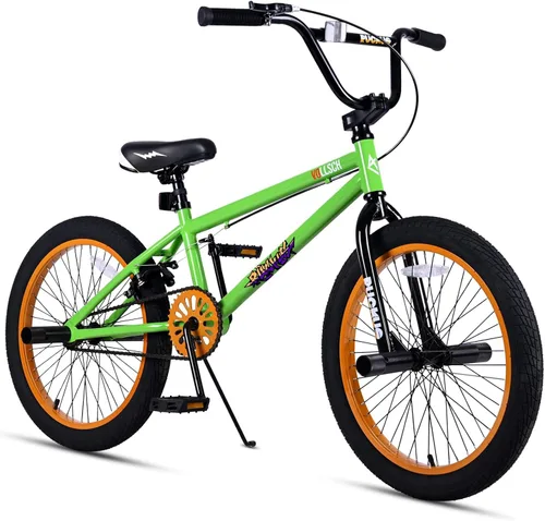 Vista 17 de vollsch Bicicletas BMX Freestyle de 18 y 20 pulgadas para adolescentes de 6 a 15 años de edad, niños, niñas, principiantes con palanca, varios