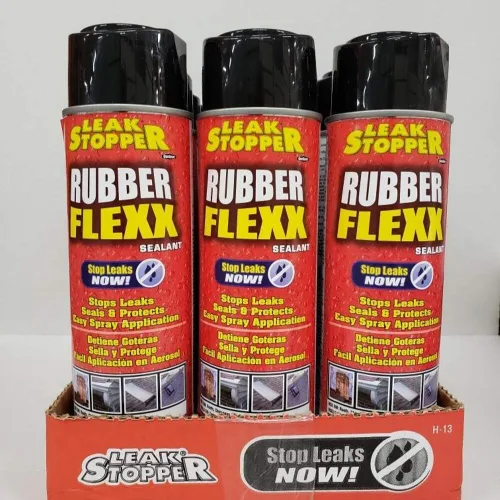 Vista 7 de Leak Stopper Rubber Flexx - Spray de reparación y sellador impermeable - Punta y pulverización para sellar grietas, agujeros, fugas, corrosión y más