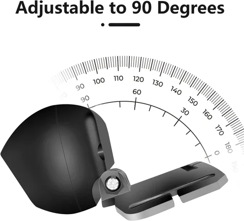 Vista 5 de Linterna frontal, recargable USB-C, ajustable a 90 grados, linterna con sensor de movimiento, impermeable, ligera, 1.48 oz, faros brillantes