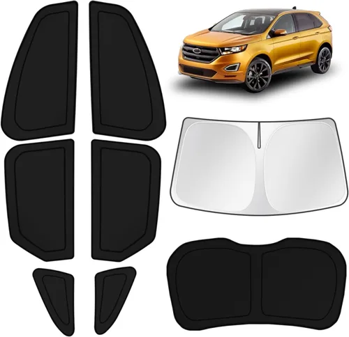 Vista 69 de KUST - Parasol plegable para parabrisas para BMW X1 E84, accesorios 2011 2012 2013 2014 2015, protector de visera de sol ajustable que bloquea