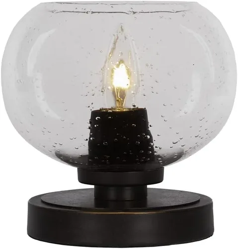 Vista 105 de Luna - Lámpara de mesa con 1 luz en granito oscuro (51-DG-300)