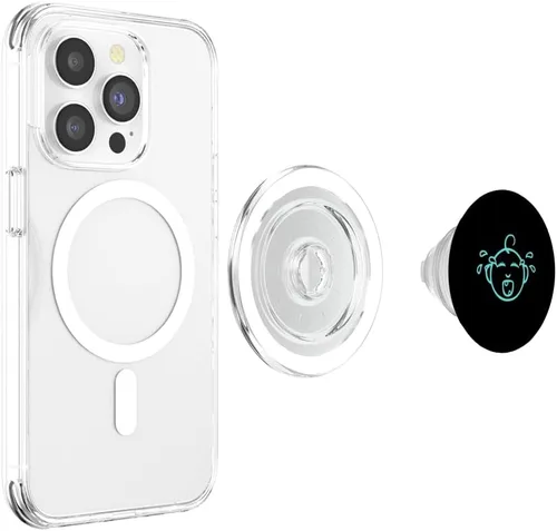 Vista 4 de Divertido y lindo bebé llorando - PopSockets MagSafe PopGrip para iPhone