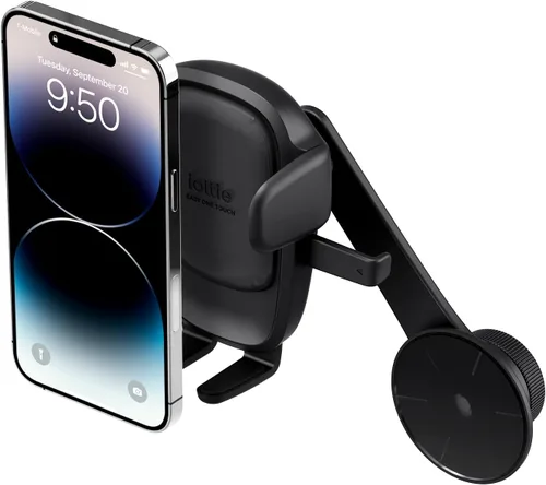 Vista 13 de iOttie Easy One Touch Advanced soporte de teléfono para coche con ventosas - Soporte universal para teléfono celular para iPhone, Google, Samsung