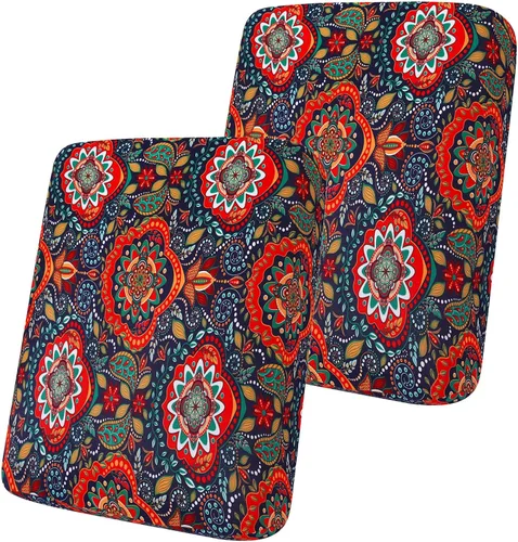 Vista 63 de Smiry Fundas de cojín de sofá estampadas, fundas elásticas suaves para sofá, fundas de sofá lavables antideslizantes, protector de muebles para Beige