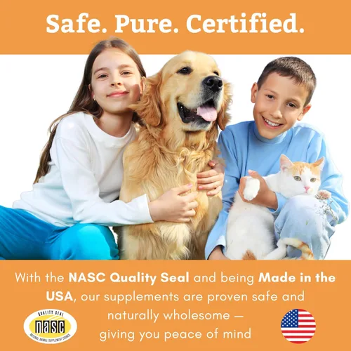 Vista 8 de Wholistic Pet Organics Suplemento de vitamina C para la piel y el pelaje de los perros - 1 oz - Medicamento para el alivio de la alergia del perro