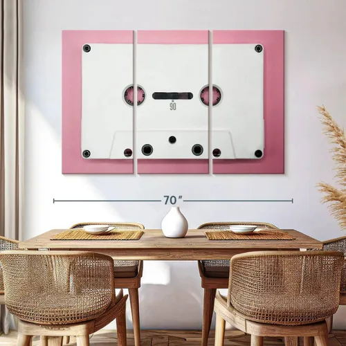 Vista 174 de Elephant Stock BW - Reproductor de discos de vinilo para pared, lienzo horizontal, decoración de pared de sala de estar de 3 piezas, impresión