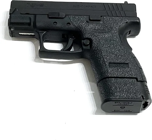 Vista 8 de Handleitgrips Cinta de agarre para pistola compatible con Springfield XD 9/40 Sub Compact - Cinta de agarre de goma texturizada negra, fácil