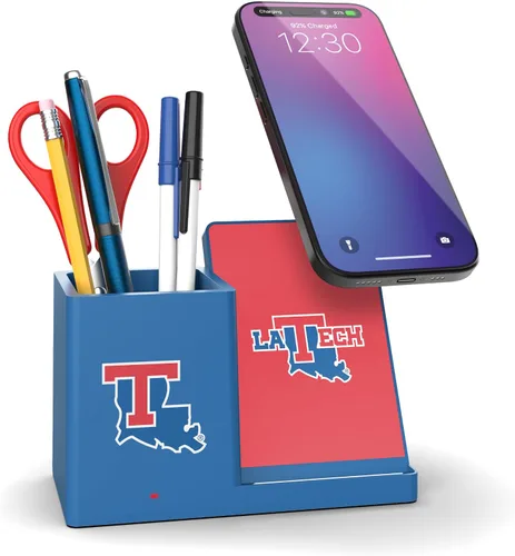 Vista 28 de SOAR NCAA - Soporte de carga inalámbrico unisex para teléfono celular y organizador de escritorio Color del
