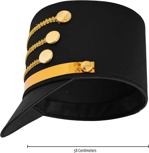 Vista 7 de Sombrero de disfraz de cascanueces mayor con anillo de maestría de juguete para niño