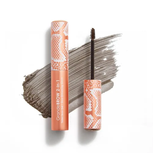 Vista 8 de Grande Cosmetics GrandeBROW - Gel tintado para cejas 2 en 1 + suero para mejorar las cejas