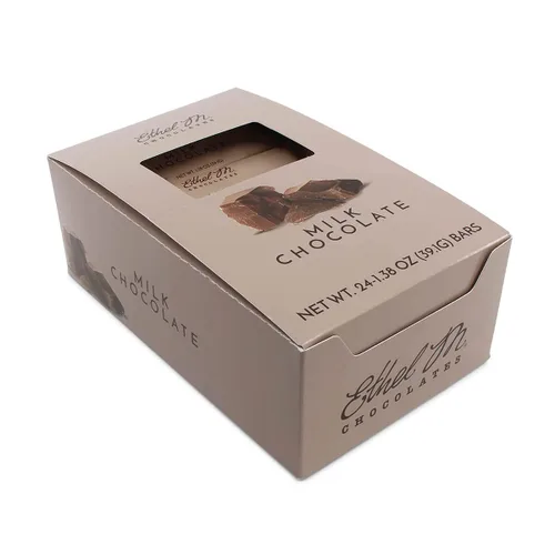 Vista 20 de Ethel M Chocolates Juego de 8 barras de caramelo de chocolate con leche premium, dulces, cremosas, hechas a mano, ricas e irresistibles