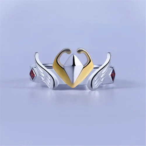Vista 2 de Anime Shiryu Ikki Shun - Anillo de plata de ley 925 para cosplay