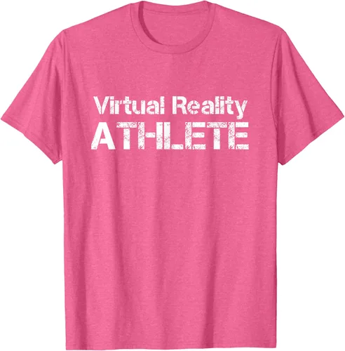 Vista 28 de Virtual Reality ATHLETE for VR Gamers Camiseta, Negro, S