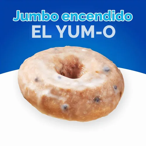 Vista 4 de Hostess - Donettes jumbo glaseadas de arándanos (paquete de 8 unidades)