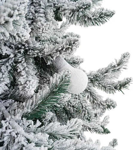 Vista 7 de Naomi Home Thalia - Árbol de Navidad de Alaska con nieve de 6.5 pies