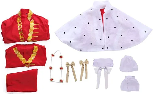 Vista 7 de Musical Hamilton Cosplay Costume King's Robe Outfit George Washington Costume