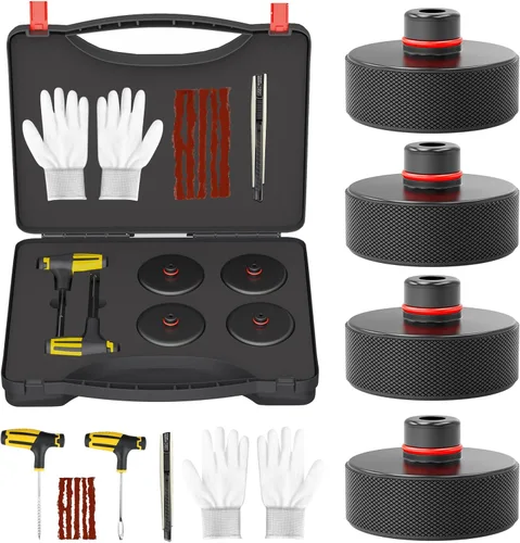 Vista 9 de Kit de inflador de neumáticos para bomba portátil Tesla, 4