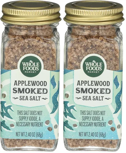 Vista 7 de Whole Foods Market, Sal de condimento, madera de manzano ahumada, 2.40 onzas