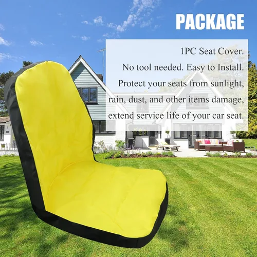 Vista 6 de John Deere Seat Protect Cover - Compatible con tractor 3E, 3R, 4M y 1023E