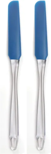 Vista 6 de Norpro Tarro de silicona/espátula de glaseado, azul, 10.5in/26.5cm, como se muestra