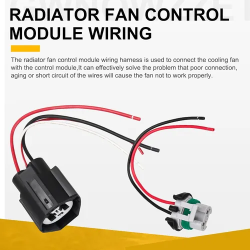 Vista 6 de Módulo de relé de control de ventilador de refrigeración Conector Arnés de cables 902-209 para Ford Crown Victoria Focus Lincoln Town Car Mercury