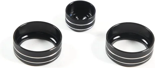 Vista 5 de PIUGILH Cubierta de perilla de ajuste de volumen de aire acondicionado para Corvette C6 2007-2013, accesorios interiores, cubierta de aluminio