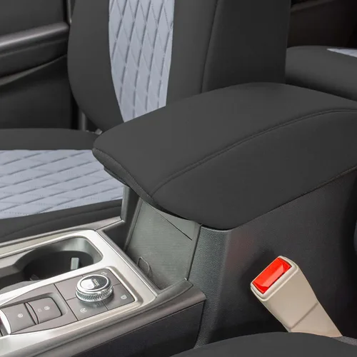 Vista 8 de FH Group Fundas de asiento de automóvil de ajuste personalizado hechas específicamente para la base Ford Explorer 2020-2024, fundas de asiento