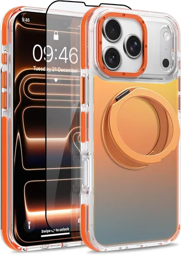 Vista 105 de Funda magnética para Google Pixel 10 Pro XL [compatible con Magsafe] [bonito diseño fluorescente de moda] a prueba de golpes, delgada, translúcida