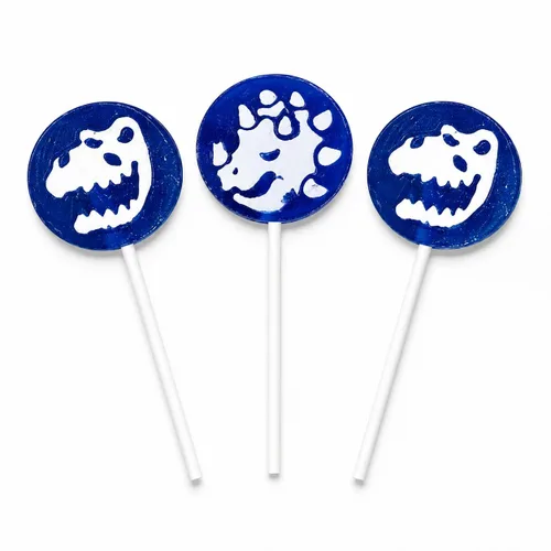 Vista 9 de 20 unidades de paletas de tatuajes de dinosaurio, ideales para rellenos de bolsas de fiesta, envueltos individualmente 0.28 oz - Pops
