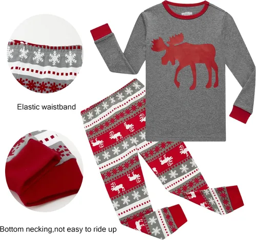 Vista 2 de Winging Day Family Matching Cotton Pajamas Sets