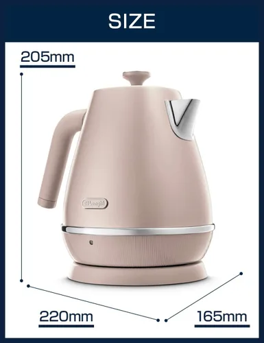 Vista 6 de De'Longhi KBIN1200J-PK Hervidor eléctrico Distinta Perla Collection Rosa 100V Japón Doméstico