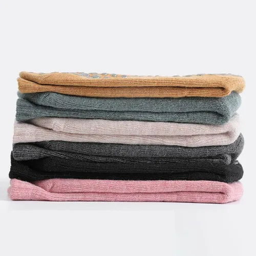 Vista 2 de Calcetines de yoga antideslizantes para mujer, pilates, barras, bailes, descalzos, 1 par