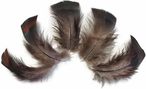 Vista 72 de 1/4 lb - Aqua Blue Pavo Marabou Corto Plumas Sueltas Mullidas Al Por Mayor A Granel