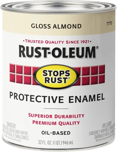 Vista 48 de Carbón gris brillante Rust-Oleum (7784502) contra el óxido 32 onzas, 7784502 Gris carbón brillante