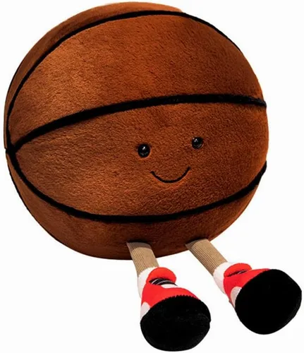 Vista 12 de Juguetes de peluche de voleibol de 12 pulgadas, bolas de felpa deportivas suaves y divertidas, juguetes de muñeca de fútbol americano con pies