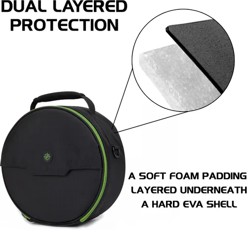 Vista 5 de ENHANCE Funda de auriculares portátil para auriculares con cable e inalámbricos, funda universal para auriculares compatible con Xbox, Beats, Bose