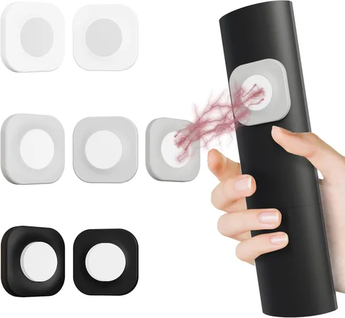 Vista 9 de Soporte magnético de silicona para control remoto con cable de seguridad 3 Negro