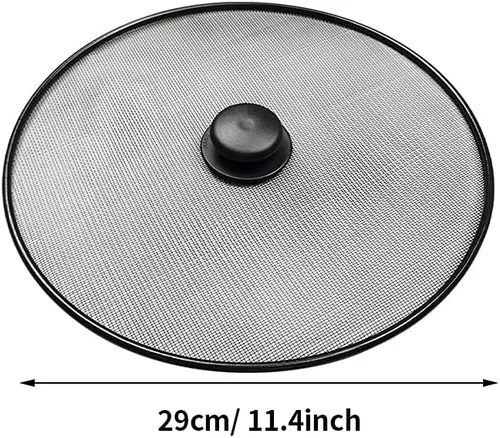 Vista 9 de Pantalla contra salpicaduras, pantalla de salpicaduras, tapa protectora contra salpicaduras con perilla, tapa de malla extra fina, cubierta