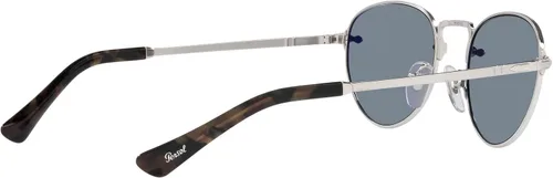Vista 9 de Persol PO2491S - Gafas de sol redondas, PlateadoAzul claro