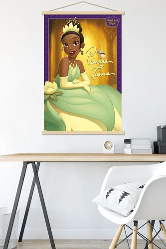 Vista 5 de Trends International Disney - Póster de pared de la princesa y la rana de la princesa Tiana, 22.37 x 34.00 pulgadas, paquete de impresión premium