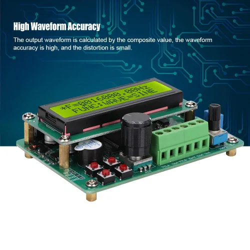Vista 3 de FY1005S generador de señal digital DDS, fuente de señal de función de 5 MHz con módulo de contador de frecuencia, pantalla digital para laboratorios
