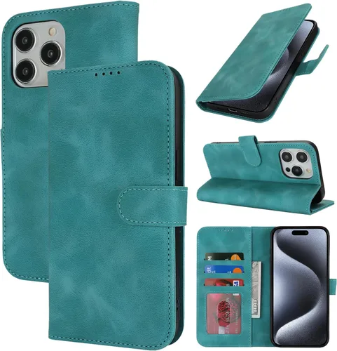 Vista 147 de Funda tipo cartera para iPhone 8 Plus iPhone 7 Plus con tarjetero para iPhone 8 Plus, funda tipo cartera para mujeres y hombres, de piel sintética